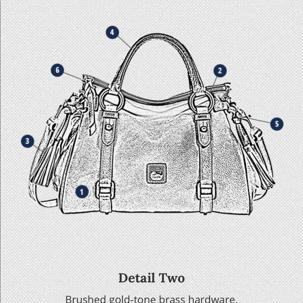 🖤Dooney & Bourke🖤Red Flouretine Satchel - Picture 11 of 16